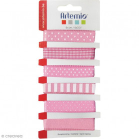 Ruban Lollipop rose 6x1 m – Artemio