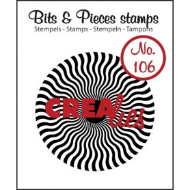 Tampon Sun rays curved – Bits and Pieces no 106 - Crealies