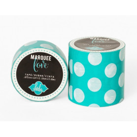 Masking Tape Vert à pois blanc 2,2 cm - Marquee Love - Heidi Swapp