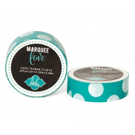 Masking Tape Vert à pois blanc 2,2 cm - Marquee Love - Heidi Swapp