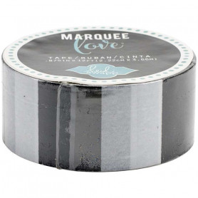 Masking Tape lignes noires 2,2 cm - Marquee Love - Heidi Swapp