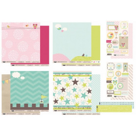 kit mini album Douzibou - Swirlcards
