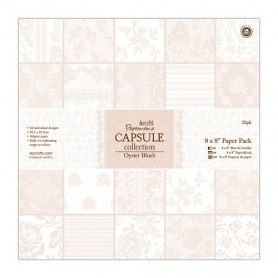 Set de papier 20x20 Oyster Blush 32f – Capsule Docrafts Papermania 