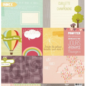 Papier 30x30 Climat 1f - Collection Flic Flac Floc Kesi'art