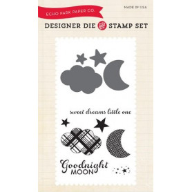 Die & stamp set Bundle Of Joy 2 Boy Goodnight Moon - Echo Park