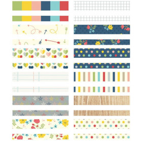 Designer Washi Paper Tape Life documented 288 pc - Simple Stories