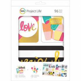 Cartes Project Life Mix & Match 96 pcs - Becky Higgins