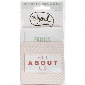 Journal Cards On Trend Cool 24pcs - My Mind's Eye