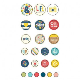 Bradz Autocollants Life Documented 23 pcs - Simple Stories
