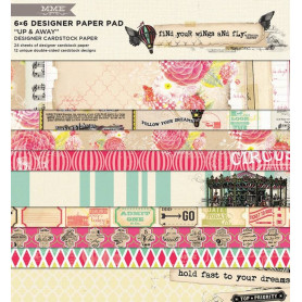 Set de papier 15x15 Up & Away 24f - My Mind's Eye
