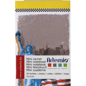 Mini carnet 7x11 cm New-York - Artemio