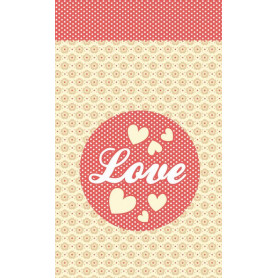 Mini carnet 7x11 cm Love - Artemio