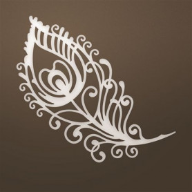 Dies Plume de Paon 1pc - Ultimate Crafts Peacock Feather