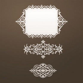 Dies Instrinsic & Ornemental Set 3pc - Ultimate Crafts