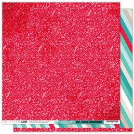 Papier 30x30 Une note de couleur 1f - Mint, choco et gourmandises - Les ateliers de Karine