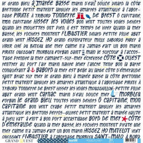 Papier 30x30 Batz 1f - Collection Grand Ouest Kesi'art