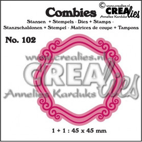Combies Die + Tampon Frame B no 102 - Crealies