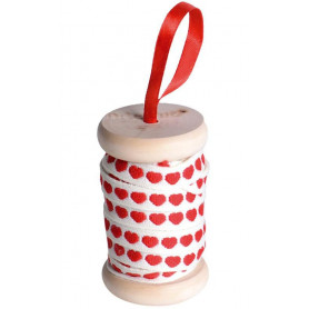 Ruban Coeurs rouges 10mm x 5 m – Artemio