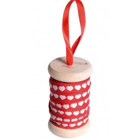 Ruban Coeurs rouges 10mm x 5 m – Artemio