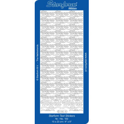 Autocollant Menu doré– Starform 150