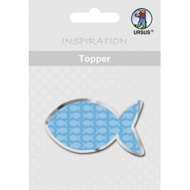 Embellissements Joy M1 Ichthus - bleu - 8p - Ursus
