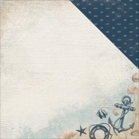 Papier 30x30 Overboard 1f – Collection High Tide Kaisercraft