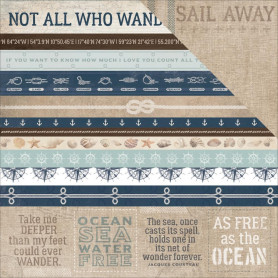 Papier 30x30 Starboard 1f – Collection High Tide Kaisercraft