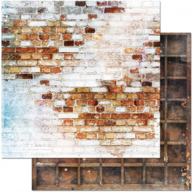 Papier 30x30 Bricks 1f – Bo Bunny Life in Color