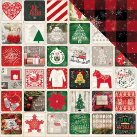 Papier 30x30 Holidays 1f collection Merry & Bright Bo Bunny