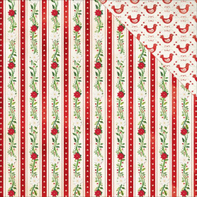 Papier 30x30 Peppermint 1f collection Merry & Bright Bo Bunny