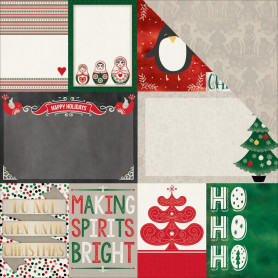 Papier 30x30 Special Delivery 1f collection Merry & Bright Bo Bunny