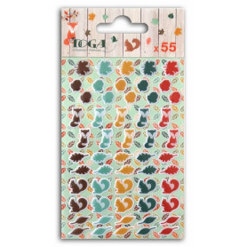 Embellissements epoxy 55 pc Miel et Cannelle - Toga