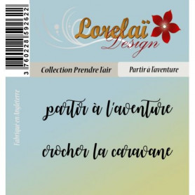 Tampons Partir à l'aventure - Prendre l'air - Lorelaï Design