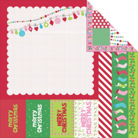 Papier 30x30 North Pole 1f – Collection Mint Twist Kaisercraft