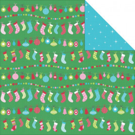 Papier 30x30 Trimmings 1f – Collection Mint Twist Kaisercraft