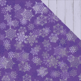 Papier 30x30 Gilded Snowflakes 1f – Collection Chistmas Jewel Kaisercraft