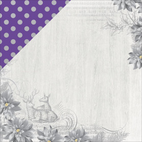 Papier 30x30 Winter Wonderland 1f – Collection Chistmas Jewel Kaisercraft