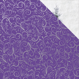 Papier 30x30 Silver Swirl 1f – Collection Chistmas Jewel Kaisercraft