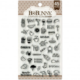 Tampons Everyday Icons 10x15 cm 45 pc - Bo Bunny