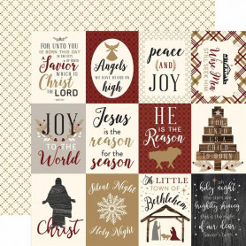 Papier 30x30 Journaling Cards 1f - Wise Men Still Seek Him - Echo Park