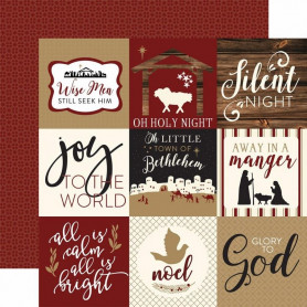Papier 30x30 Journaling Cards 1f - Wise Men Still Seek Him - Echo Park