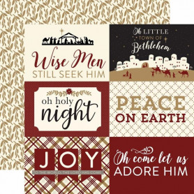 Papier 30x30 4x6 Journaling Cards 1f - Wise Men Still Seek Him - Echo Park