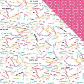 Papier 30x30 Thank you Jesus 1f – Illustrated Faith Bright & Brave