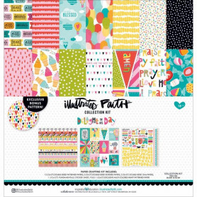 Set de papier 30x30 Delight in His Day - Illustrated Faith Kit