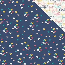 Papier 30x30 Love 1f – Simple Stories Faith
