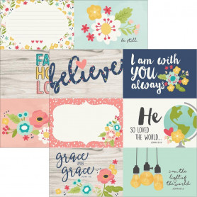Papier 30x30 4x6 Horizontal Elements 1f – Simple Stories Faith