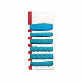 Ruban dentelle Turquoise 6x1 m – Artemio