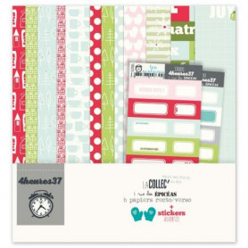 Set de papier 30x30 1 rue des Epicéas 6f - 4heures37