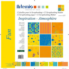 Set de papier 30x30 Fun 12f –  Artemio