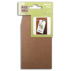 Sachet Kraft 12 pc 7x10 cm - Toga